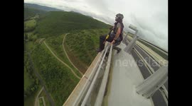 A basejumping rollover
