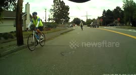 Tree root on a road causing nasty cycling accident