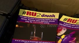RU 2 Drunk launch in Weymouth, Dorset