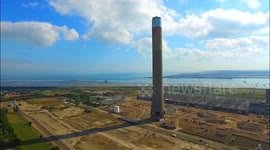 Massive chimney at Kent power station demolished