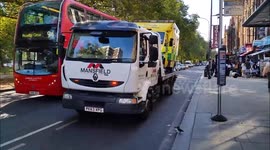 Ambulance that was in need of rescuing in Shepherds Bush