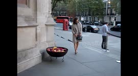 Jenna Coleman arrives at V&A Revolutions Exhibition PV