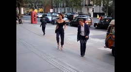 Margot Stilley arrives at  V&A Revolutions  Exhibition PV