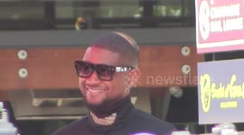 Usher receives his star on the Hollywood Walk Of Fame