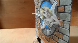 Pop Out, Drawing a 3D Angel Illusion