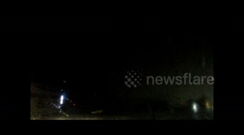 Powerflash and very strong wind in Brockville Ontario, Canada
