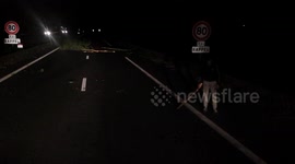 Roadblock by people traffickers