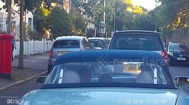 Dash cam: Dad texting with unrestrained baby in £20,000 convertible