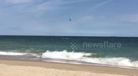 Kitesurfer Windy Dewey Beach Delaware