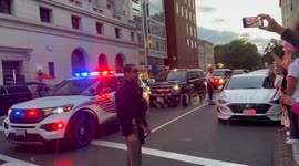 Pro-Palestine protesters disrupt Trump Cabinet dinner in Washington