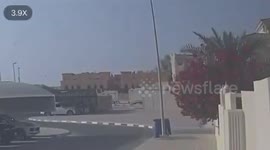 Israel strike on Hamas chiefs in Doha captured on CCTV