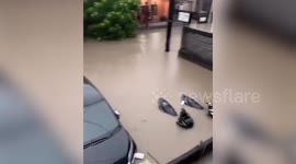 Heavy floods kill two, disrupt hundreds of households in Indonesia's Bali