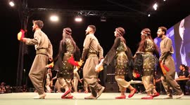 Syria: Kurdish folk dance group performs at Damascus International Fair after Assad’s fall