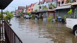 Homes flooded as four days of continuous rain batters Thailand