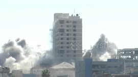 Destruction of Buildings in Gaza City