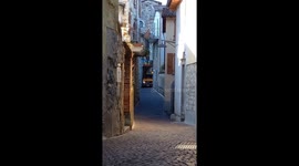 Bus Passes in a Narrow Alley