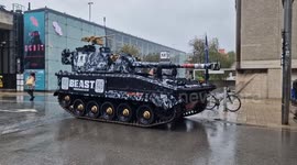 Unusual mode of transport spotted out in Waterloo during tube strikes in London
