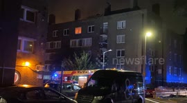 fire Wandsworth housing estate