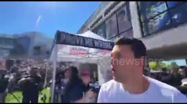 US: Footage from Utah Valley University before Charlie Kirk was shot