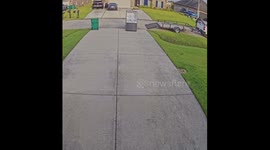 Ghost Fridge Drifts Up Driveway