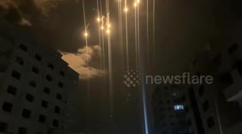 Israeli army fires illumination flares over eastern, western Gaza