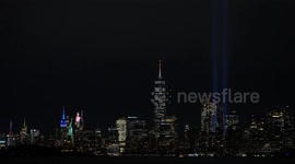 US: 'Tribute in Light' tested in New York City ahead of 24th anniversary of 9/11 attacks
