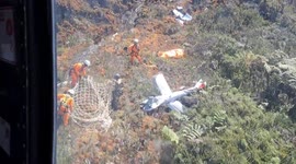 Helicopter crash kills all four onboard in mountains of Indonesia