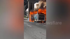 Bus owners and driver handed four-year suspended jail terms over crash fire that killed 23 children in Thailand