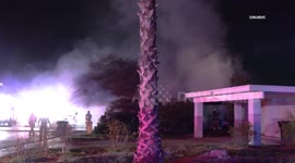 US, Phoenix: Tempe Minton Drive Carport Fire