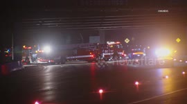 US, Los Angeles: Griffith Park Fiery Fatal Crash Disrupts Morning Commute