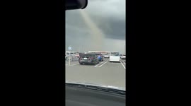 Tornado-like Phenomenon Spotted in Kisarazu