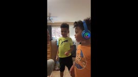 Mean mommy pranks toddler with a fake tongue and he gets absolutely terrified