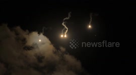 Israeli army launches illumination flares over Gaza City