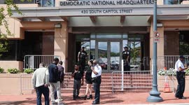 US: Police presence at Democratic National Committee in Washington following bomb threat