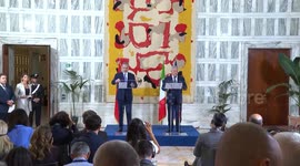 Italy: Turkish, Italian foreign ministers hold joint press conference in Rome (3)