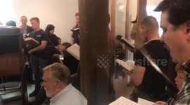 Church community gather to sing and pray for Charlie Kirk