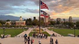 Memorial held for Charlie Kirk at Utah State Capitol