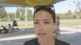 US, Los Angeles: Santa Clarita Community And Firefighters Climb Stairs For 9-11 Victims With Sound On Tape Part 2