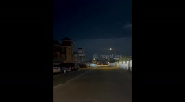 Motorcyclist spots deer running through streets in Huelva, Spain