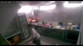 Kitchen fire mishap leads to restaurant blaze in Saint Petersburg, Russia