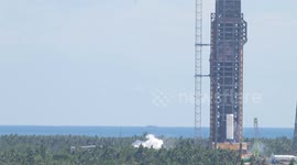 China: China's Long March-10 carrier rocket succeeds in second static fire test