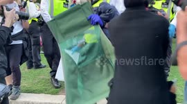 Retired priest, 83, arrested at Palestine Action protests in London