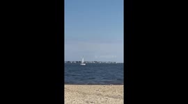 Sunny weather brings smooth sailing in Ocean Gate, New Jersey, USA
