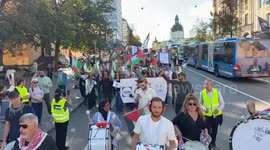 Sweden: Pro-Palestine protest held in Stockholm, Sweden
