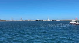 Tunisia: Global Sumud Flotilla’s 1st group of ships sets sail for Gaza
