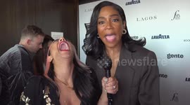 Exclusive Funny Interview with Tiffany Haddish  at the Fashion Media Awards 2025