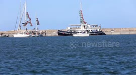 Global Sumud Flotilla’s 1st group of ships sets sail for Gaza (2)