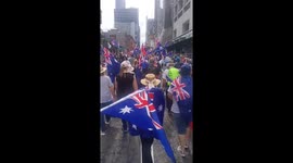 March against government corruption in Brisbane, Australia