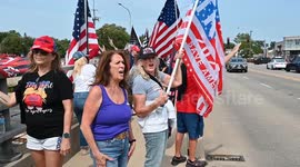 Supporters rally to honor Charlie Kirk in Illinois