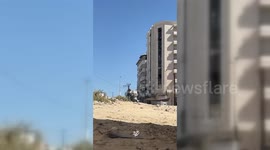 Israeli Airstrike Hits Residential Building in Gaza